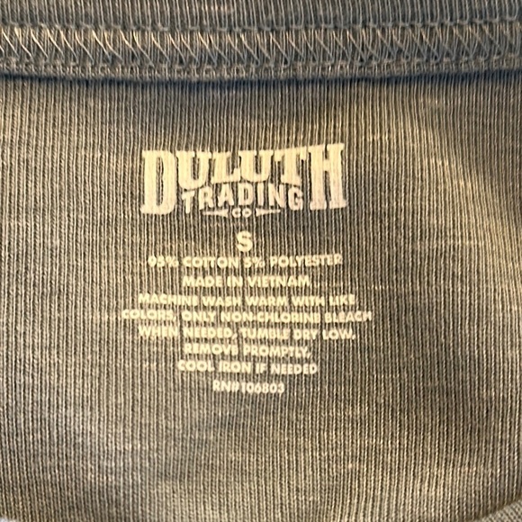 Duluth Trading Elegant Soft Sage Green Women's Double Knit T Shirt Top - Picture 10 of 10